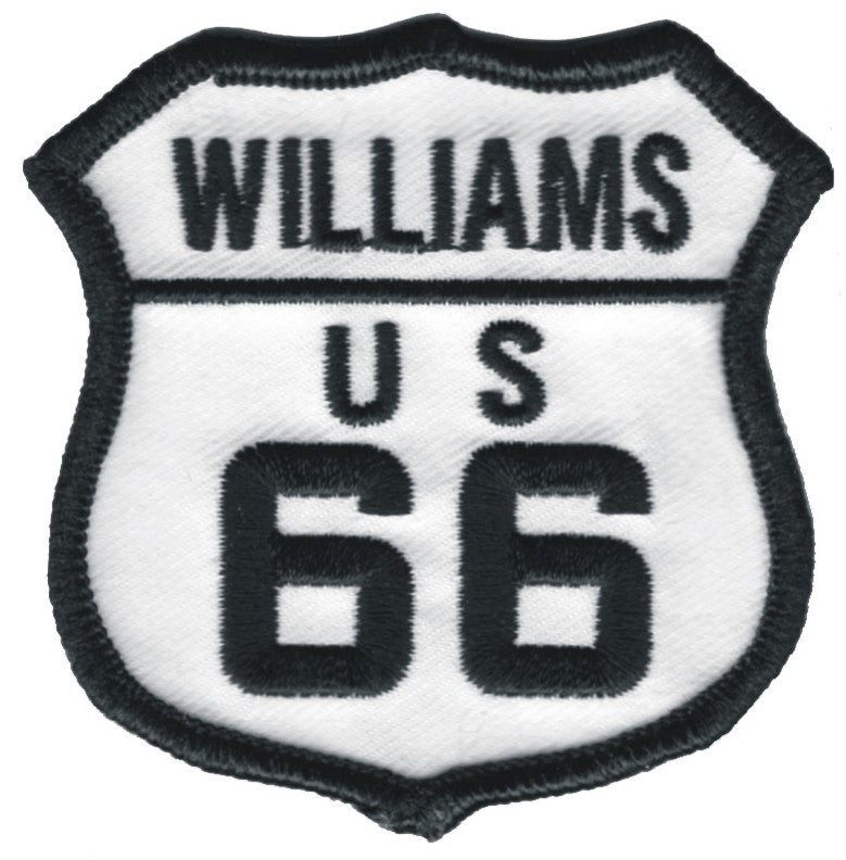 WILLIAMS US 66 embroidered patch