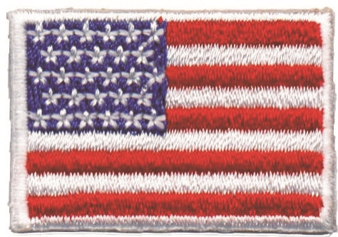 US embroidered flag patch.