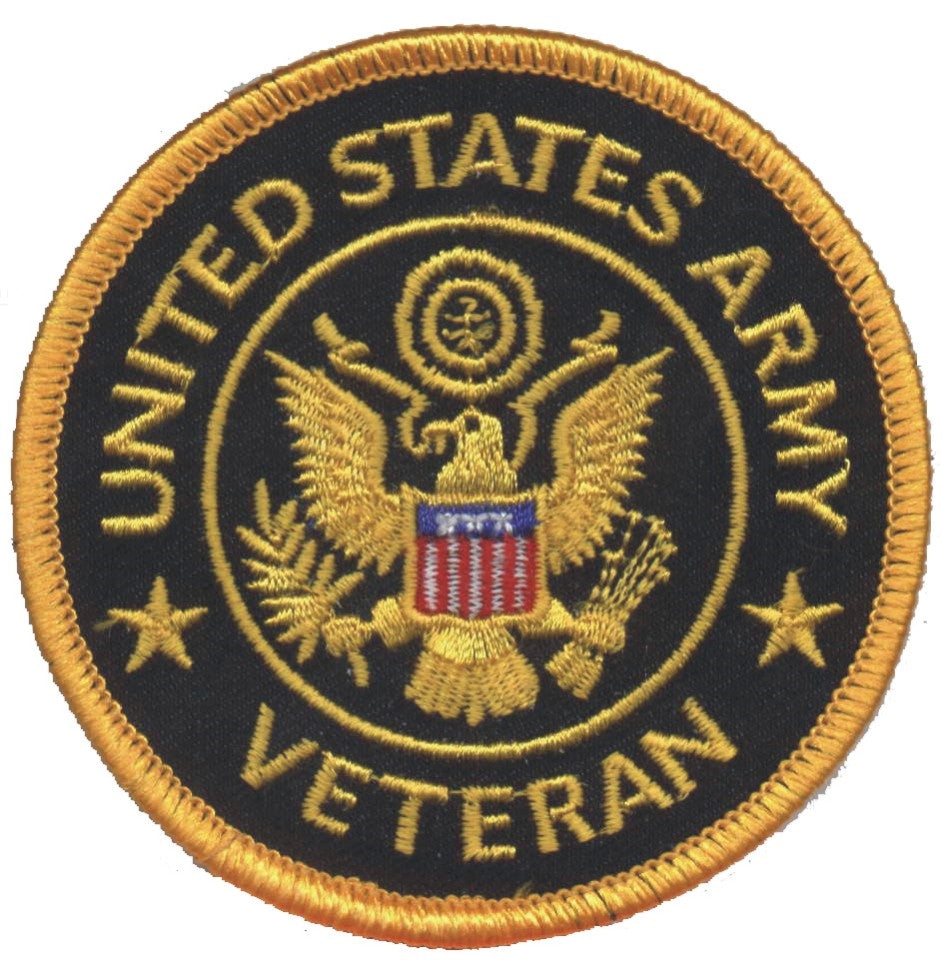 UNITED STATES ARMY VETERAN souvenir embroidered patch