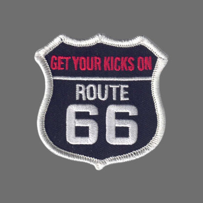 GET YOUR KICKS ON ROUTE 66 Patch - 6879