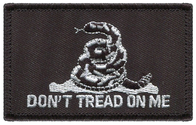 DON'T TREAD ON ME Gadsden flag souvenir embroidered patch