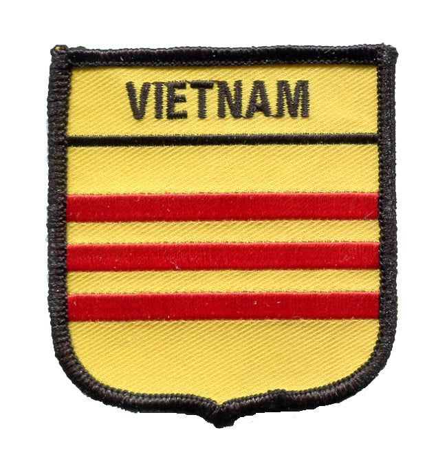 VIETNAM (South) medium flag shield souvenir embroidered patch