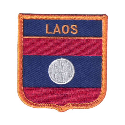 LAOS Flag Shield Patch - 7031