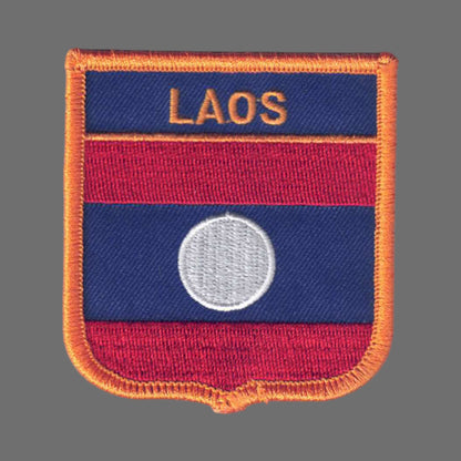 LAOS Flag Shield Patch - 7031