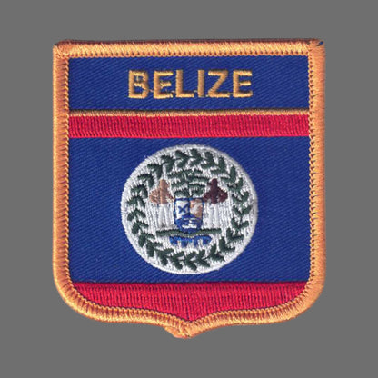 BELIZE Flag Shield Patch - 7051