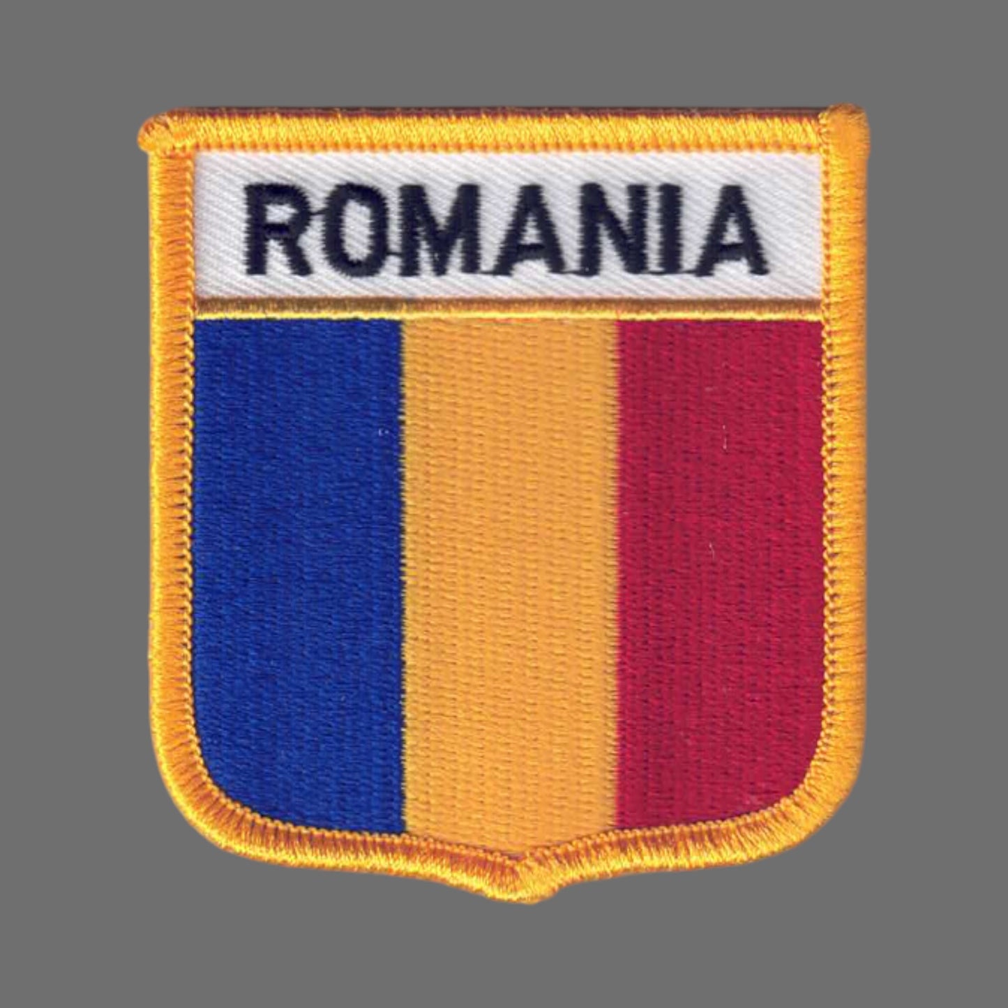 ROMANIA Flag Shield Patch - 7061