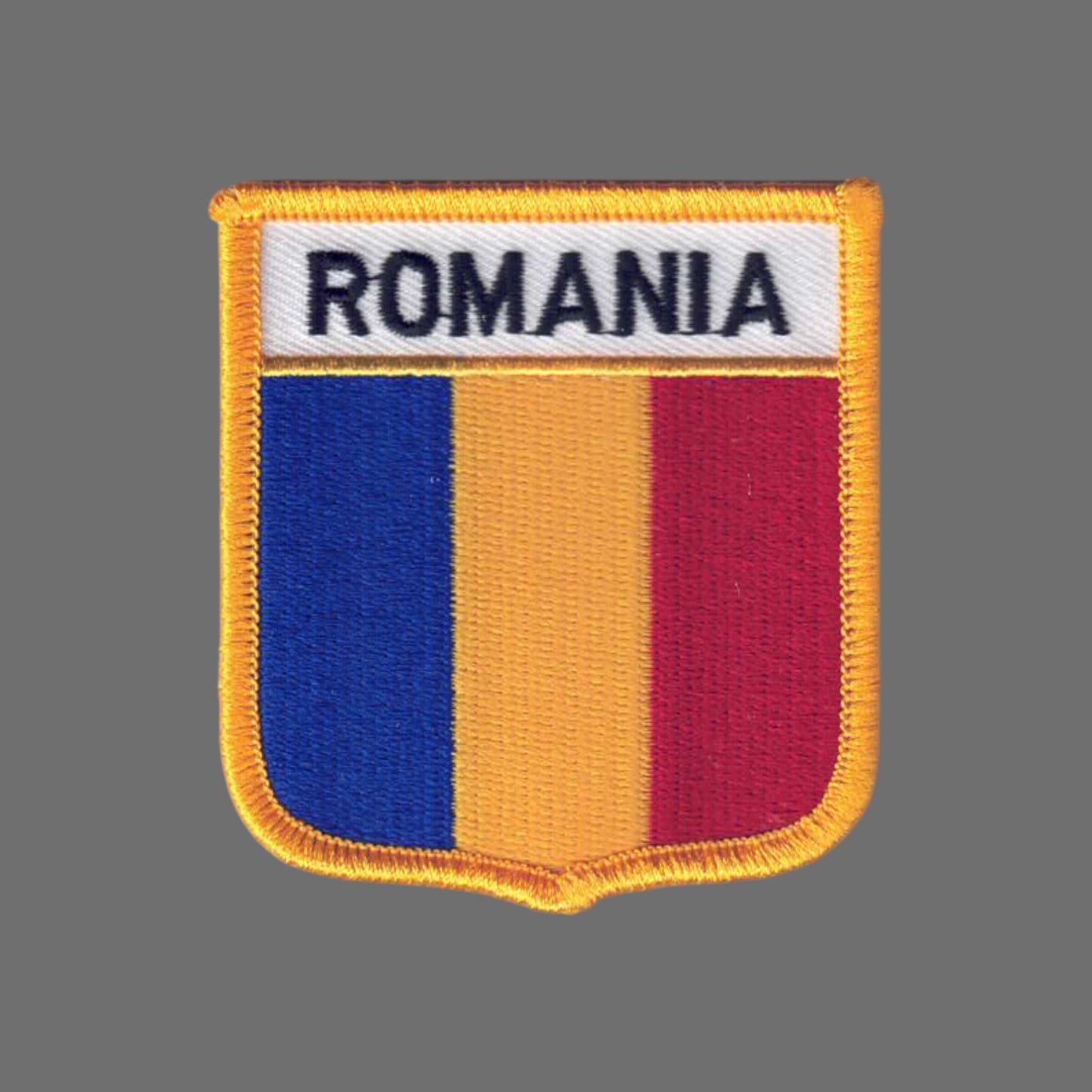 ROMANIA Flag Shield Patch - 7061