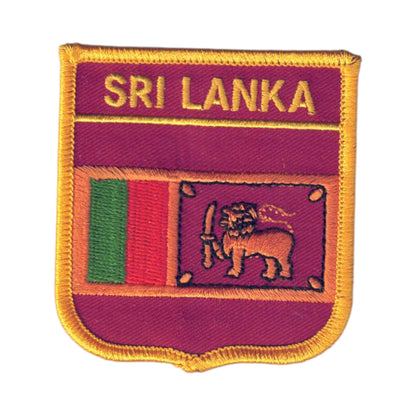 SRI LANKA Flag Shield Patch - 7101