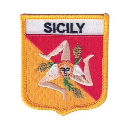 SICILY Flag Shield Patch - 7107