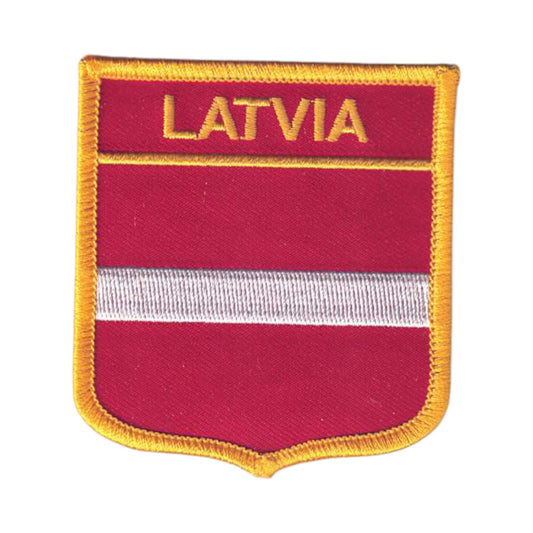 LATVIA Flag Shield Patch - 7131