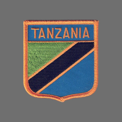 TANZANIA Flag Shield Patch - 7141