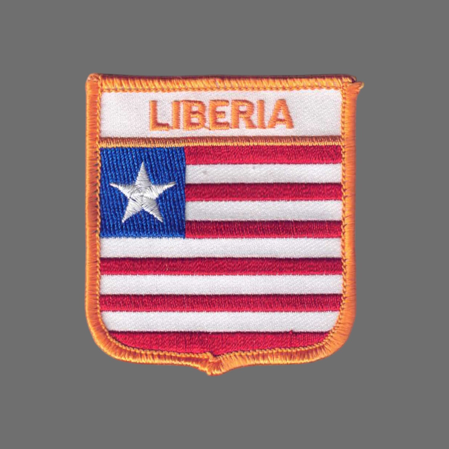 LIBERIA Flag Shield Patch - 7161