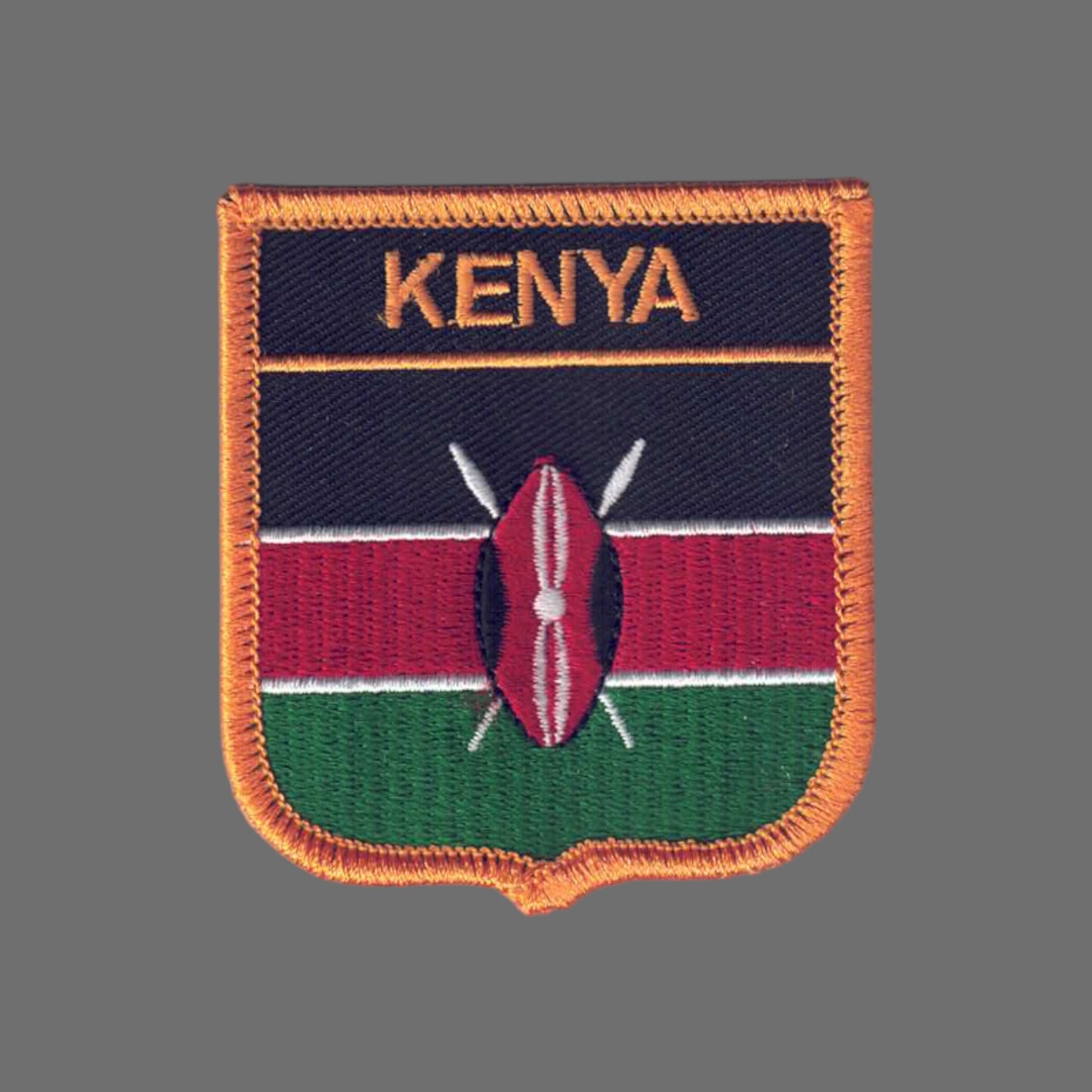 KENYA Flag Shield Patch - 7191
