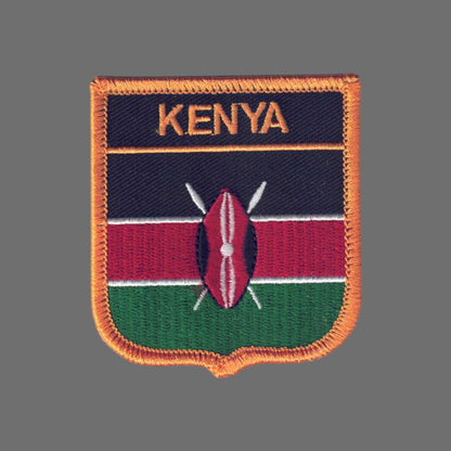KENYA Flag Shield Patch - 7191
