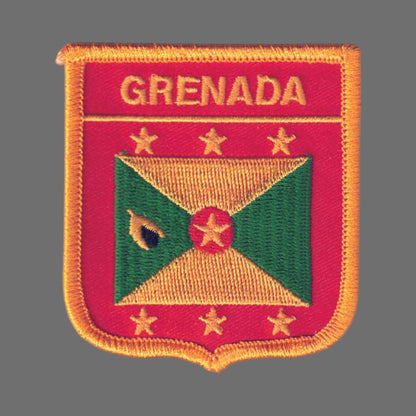 GRENADA Flag Shield Patch - 7193