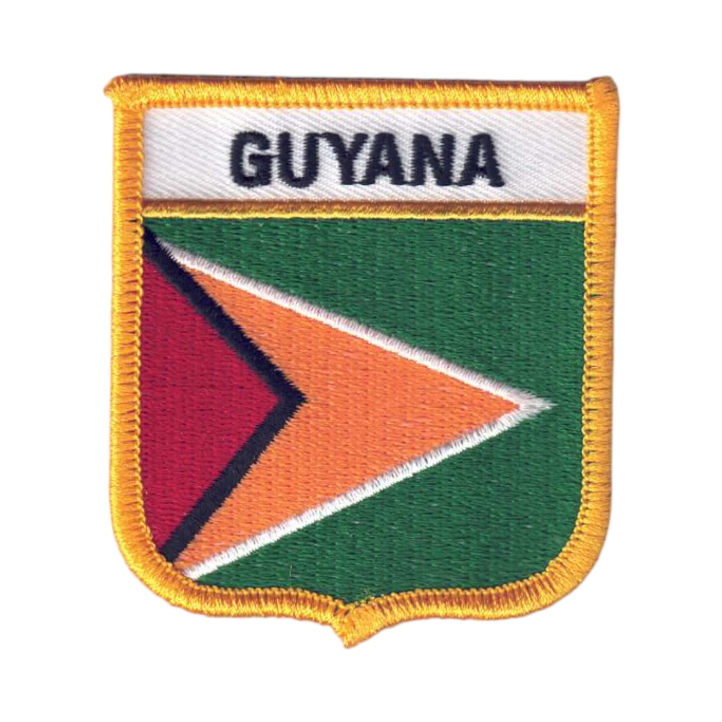 GUYANA Flag Shield Patch - 7194