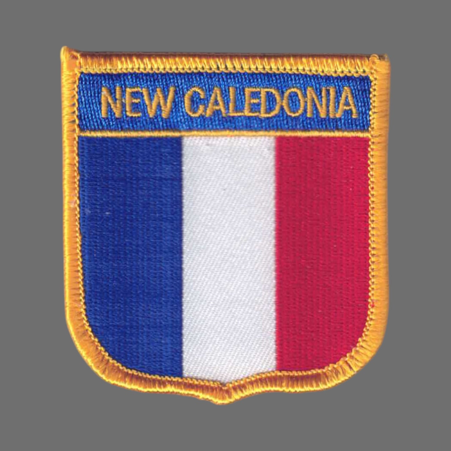 NEW CALEDONIA Flag Shield Patch - 7195