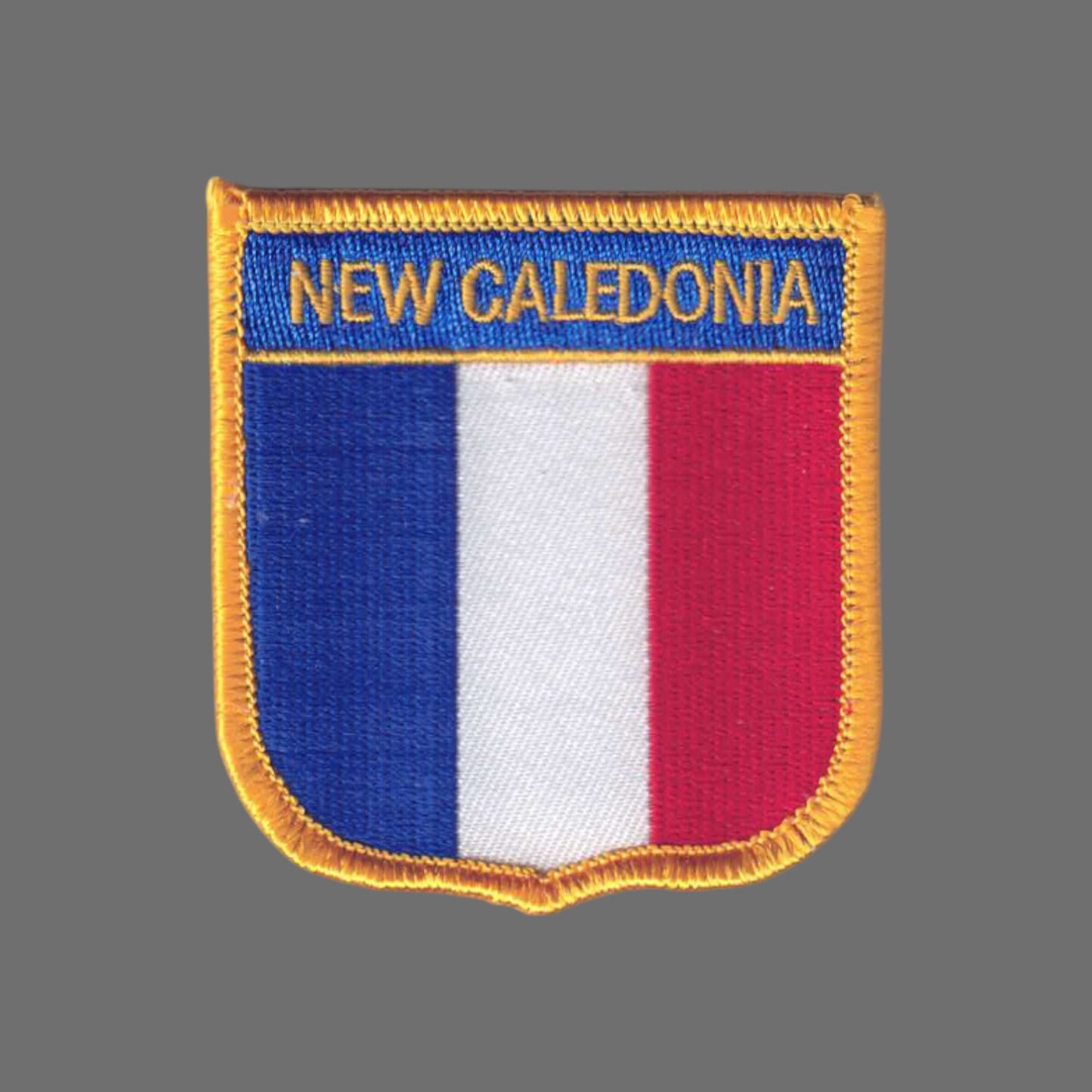 NEW CALEDONIA Flag Shield Patch - 7195