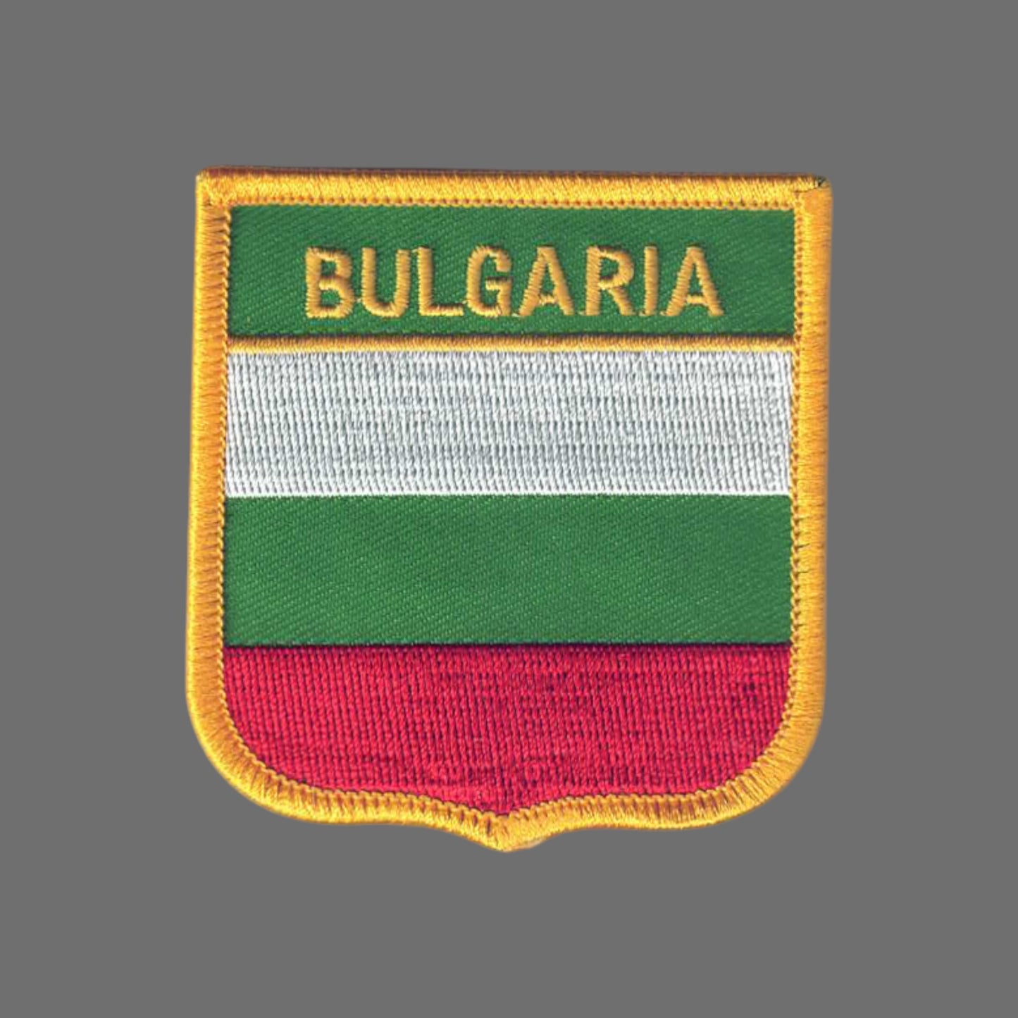 BULGARIA Flag Shield Patch - 7196