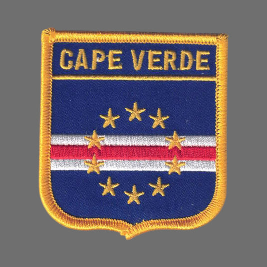 CAPE VERDE Flag Shield Patch - 7197