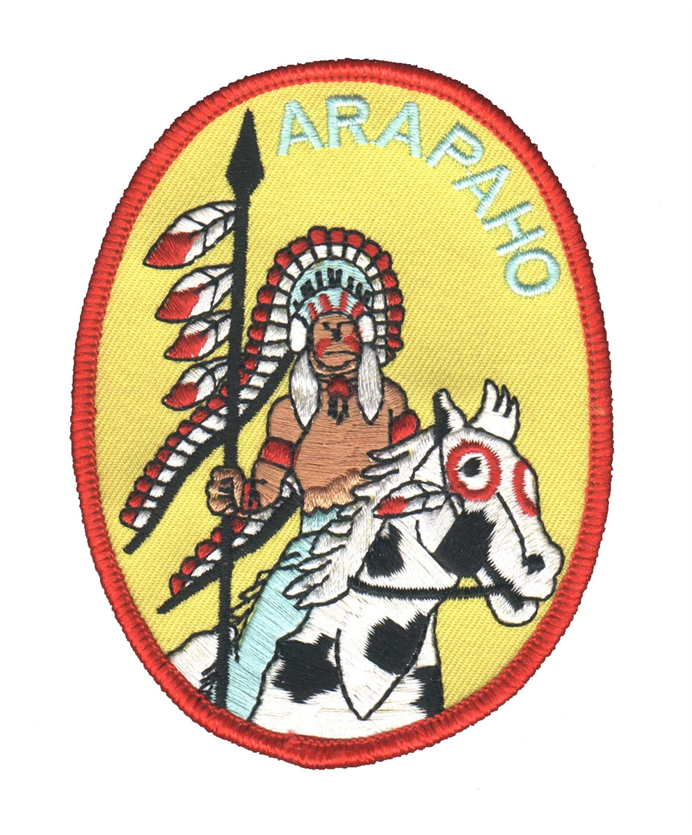 ARAPAHO Native American Indian embroidered patch