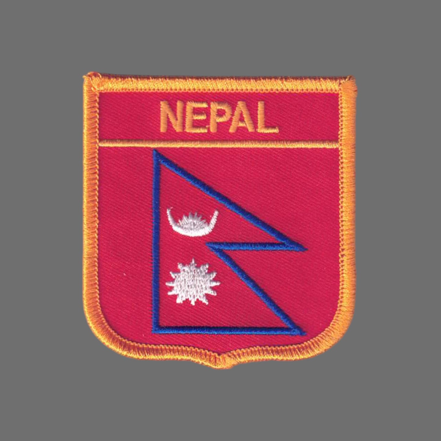 NEPAL Flag Shield Patch - 7301