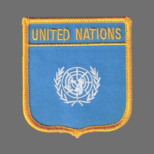 UNITED NATIONS Flag Shield Patch - 7331