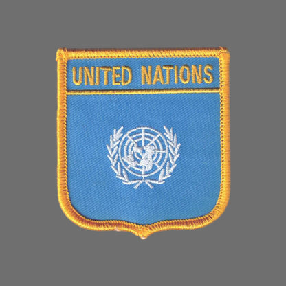 UNITED NATIONS Flag Shield Patch - 7331
