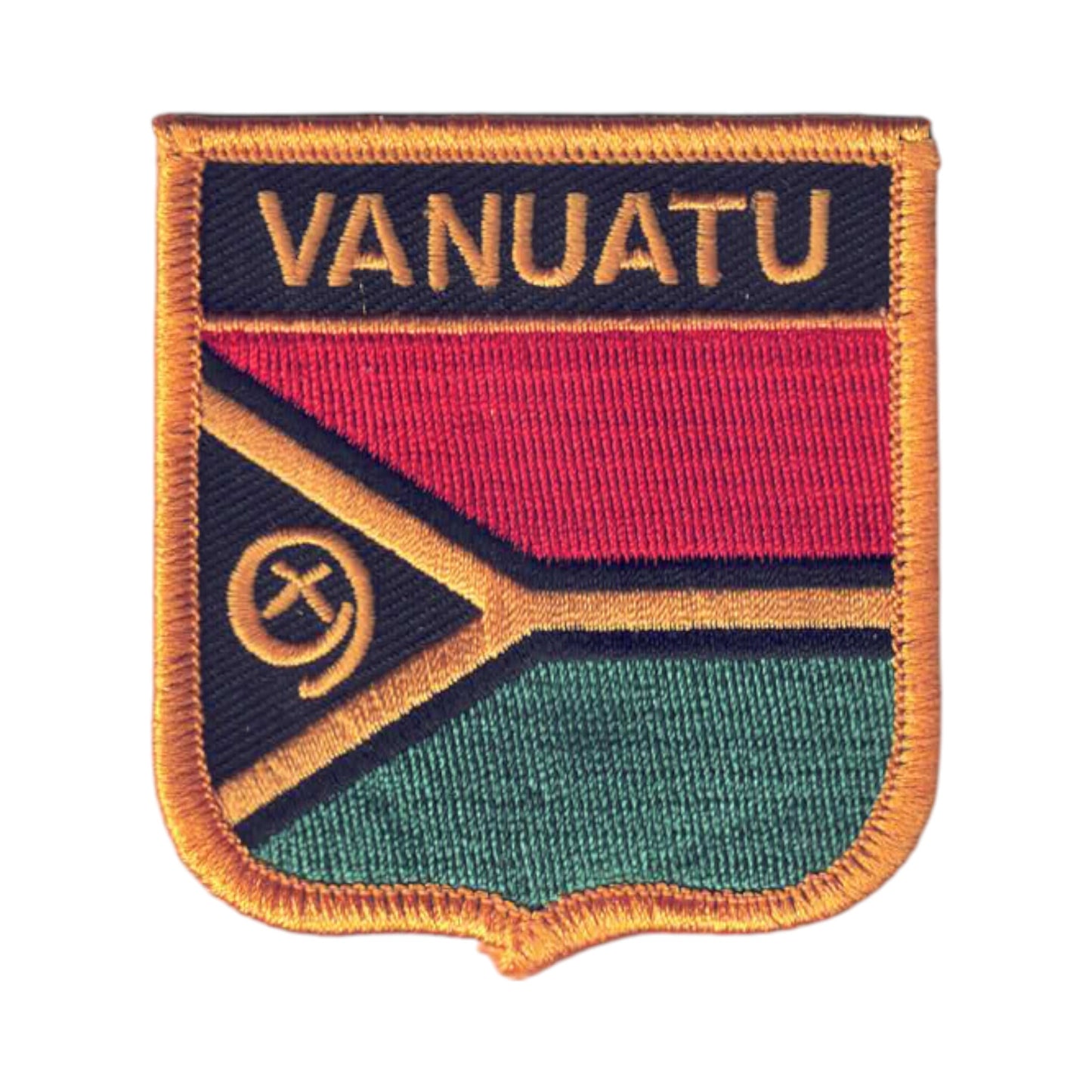 VANUATU Flag Shield Patch - 7361