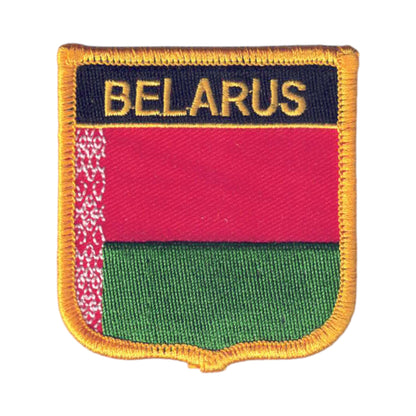 BELARUS Flag Shield Patch - 7383