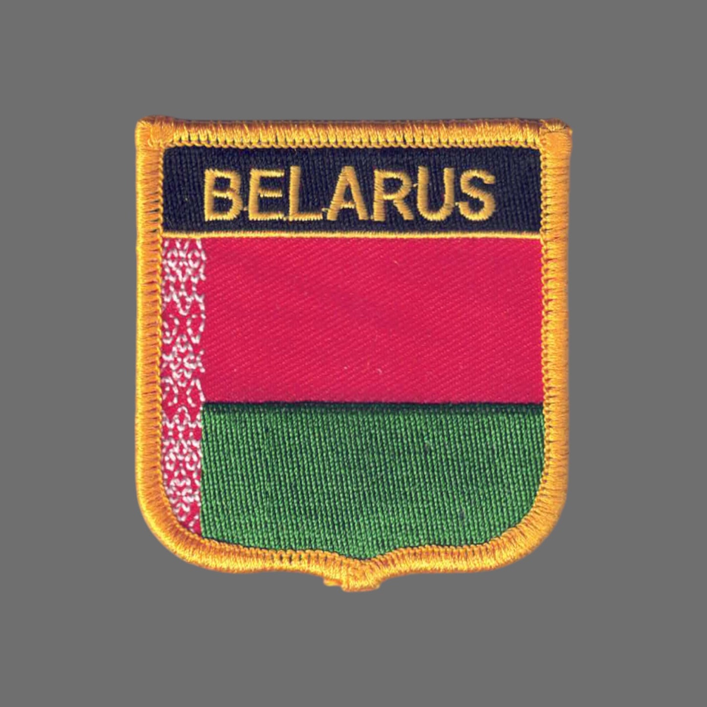 BELARUS Flag Shield Patch - 7383