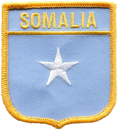 SOMALIA medium flag shield souvenir embroidered patch