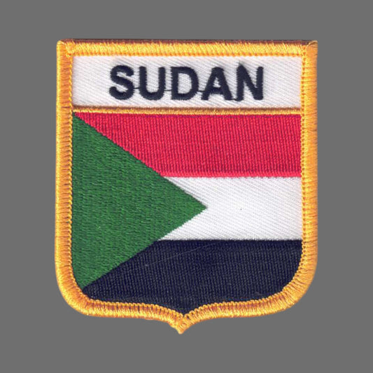 SUDAN Flag Shield Patch - 7398