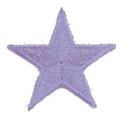 1.25" embroidered star patch - 7401