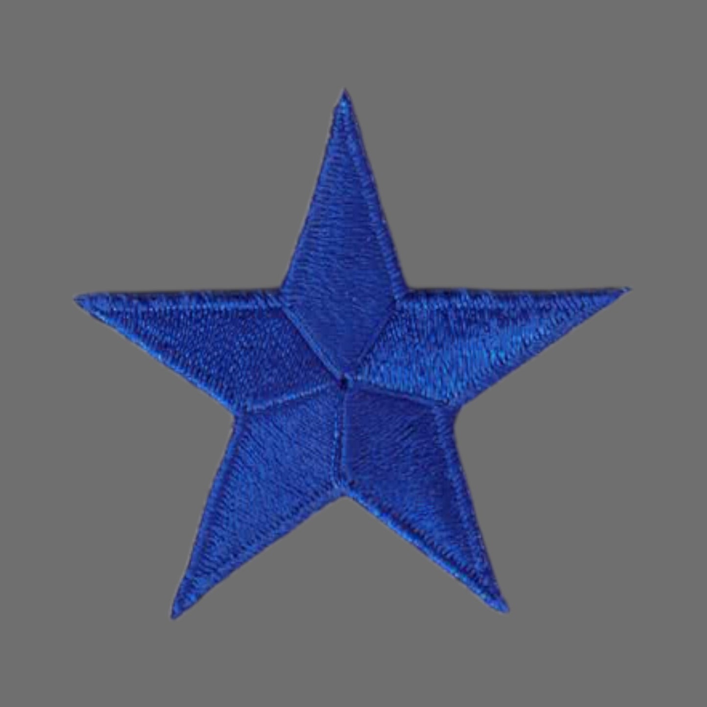 Royal Blue Embroidered Star Patch 1.75 Inch - 7402-11