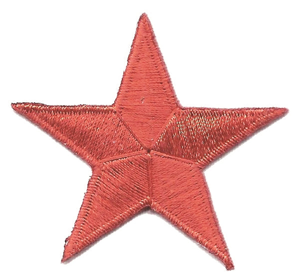 1.75" embroidered star patch - 7402