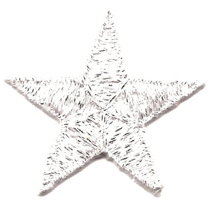 1.75" embroidered star patch - 7402