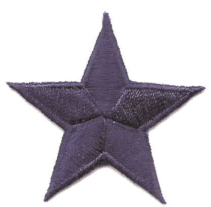 1.75" embroidered star patch - 7402