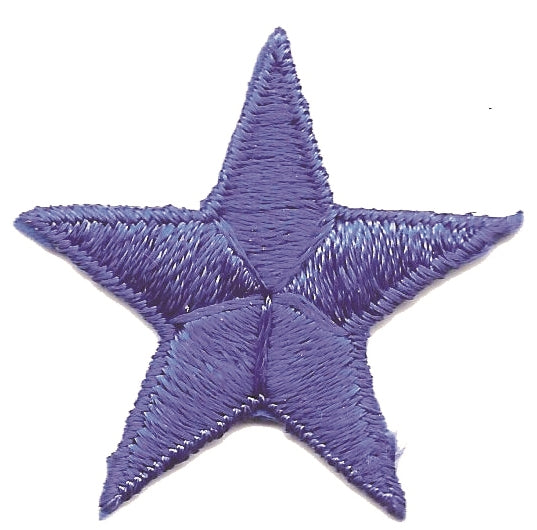 1.75" embroidered star patch - 7402