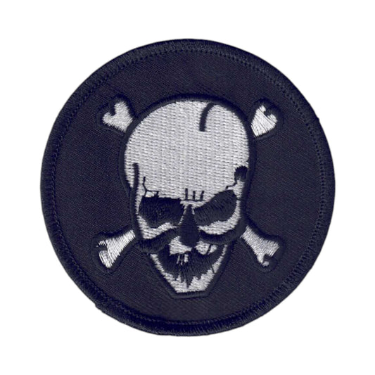 Skull Bones Novelty Patch Circle - 7419-01