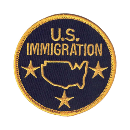 U.S. IMMIGRATION Novelty Patch - 7431