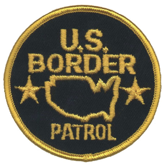 U.S. BORDER PATROL novelty or souvenir embroidered patch