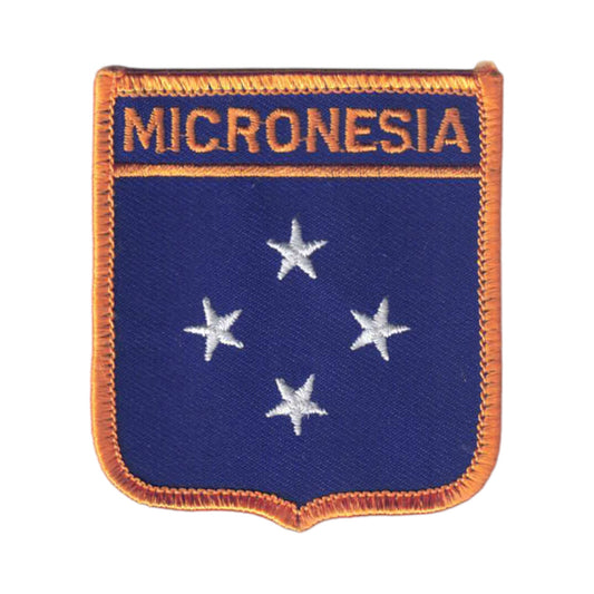 MICRONESIA Flag Shield Patch - 7499