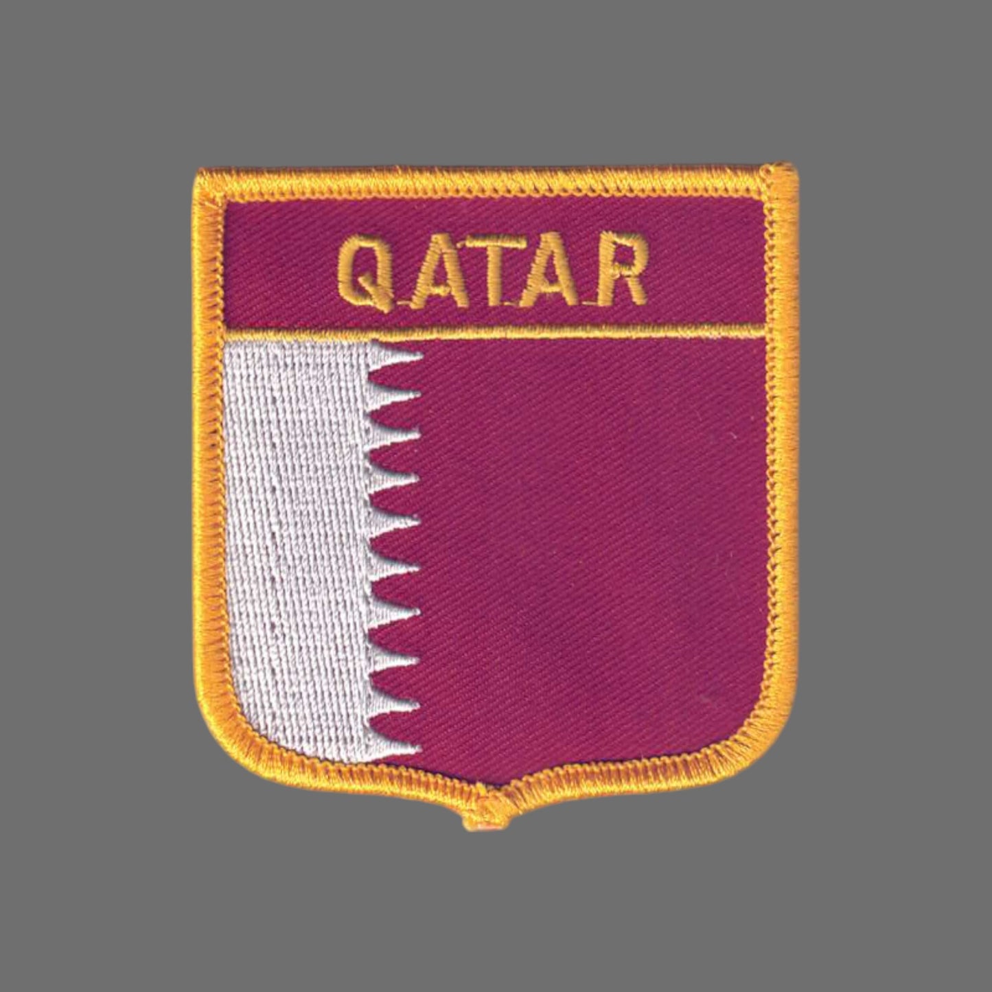 QATAR Flag Shield Patch - 7502