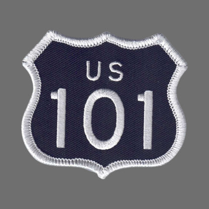 US 101 Black Patch 2.5 Inch Tall - 8101-01