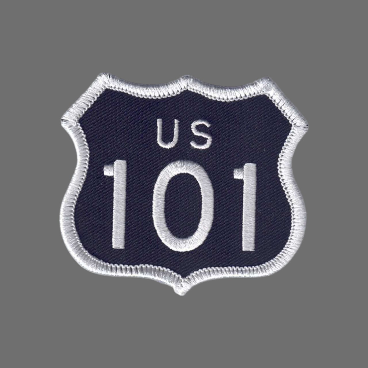US 101 Black Patch 2.5 Inch Tall - 8101-01