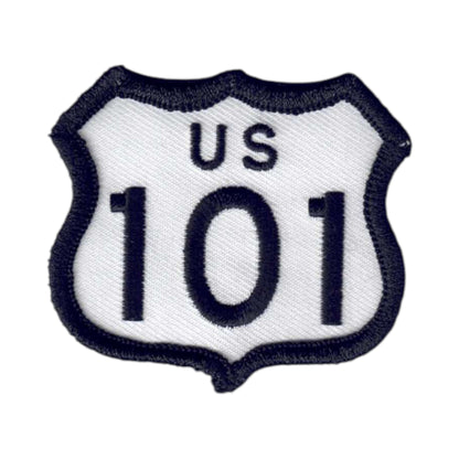 US 101 Patch 2" Tall White - 8101/2
