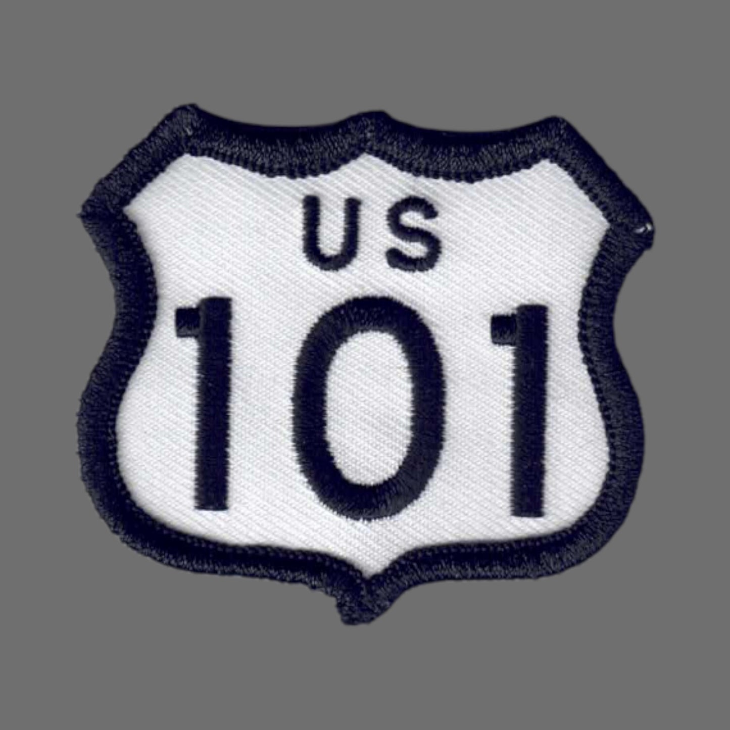 US 101 Patch 2" Tall White - 8101/2