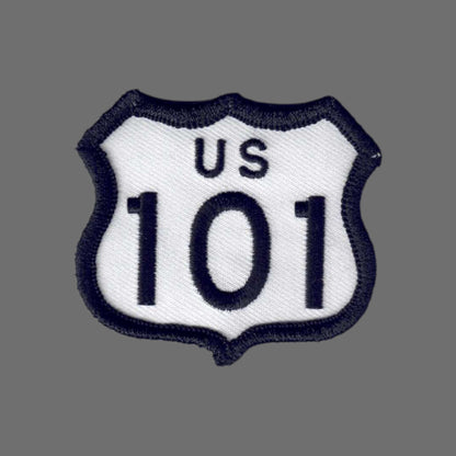 US 101 Patch 2" Tall White - 8101/2