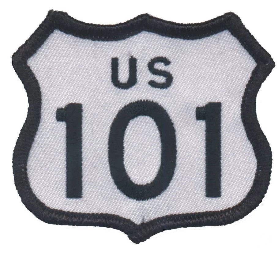 US 101 souvenir embroidered patch